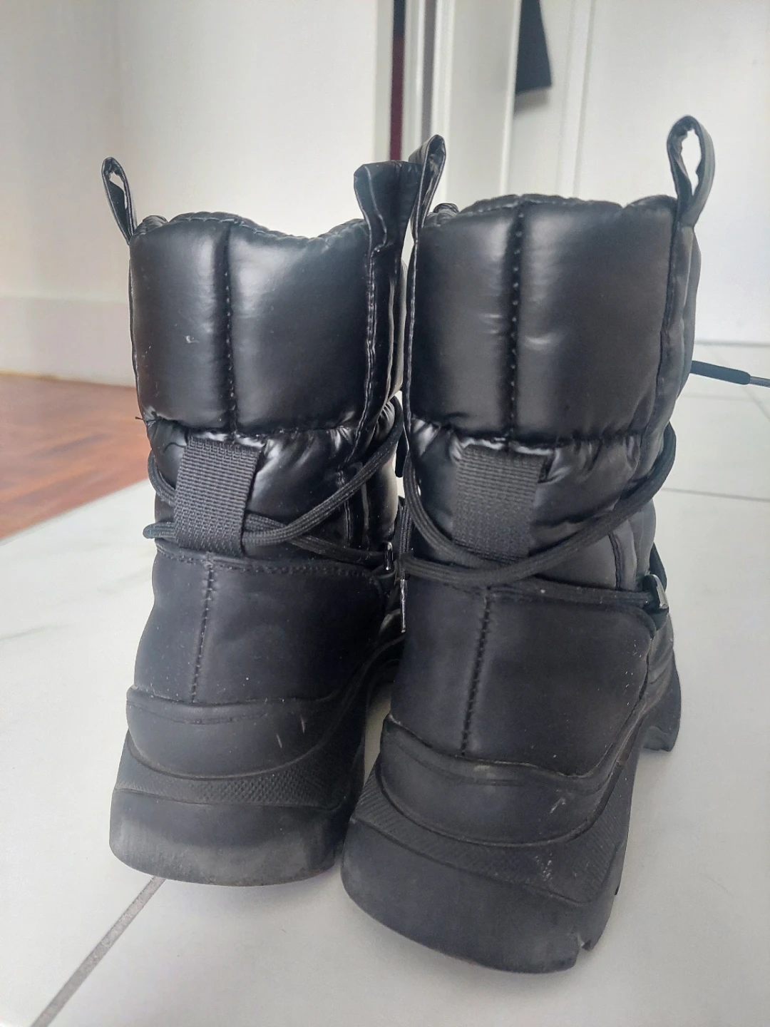 Black Puffer Snow Boots - photo 4