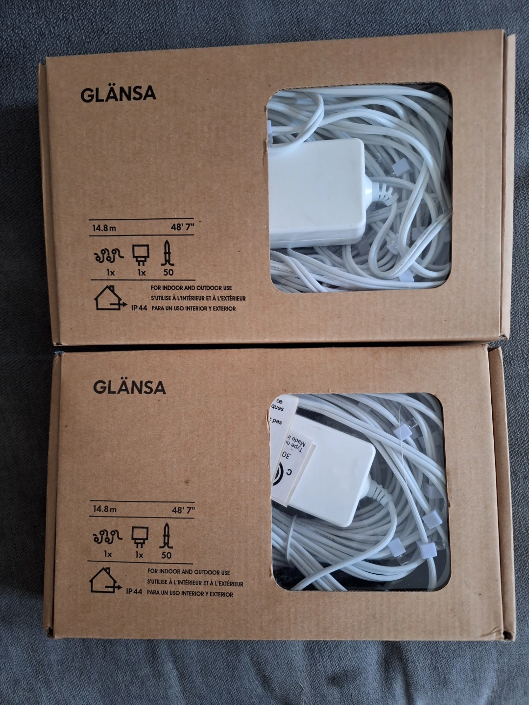 IKEA GLÄNSA String Lights - 14.8m