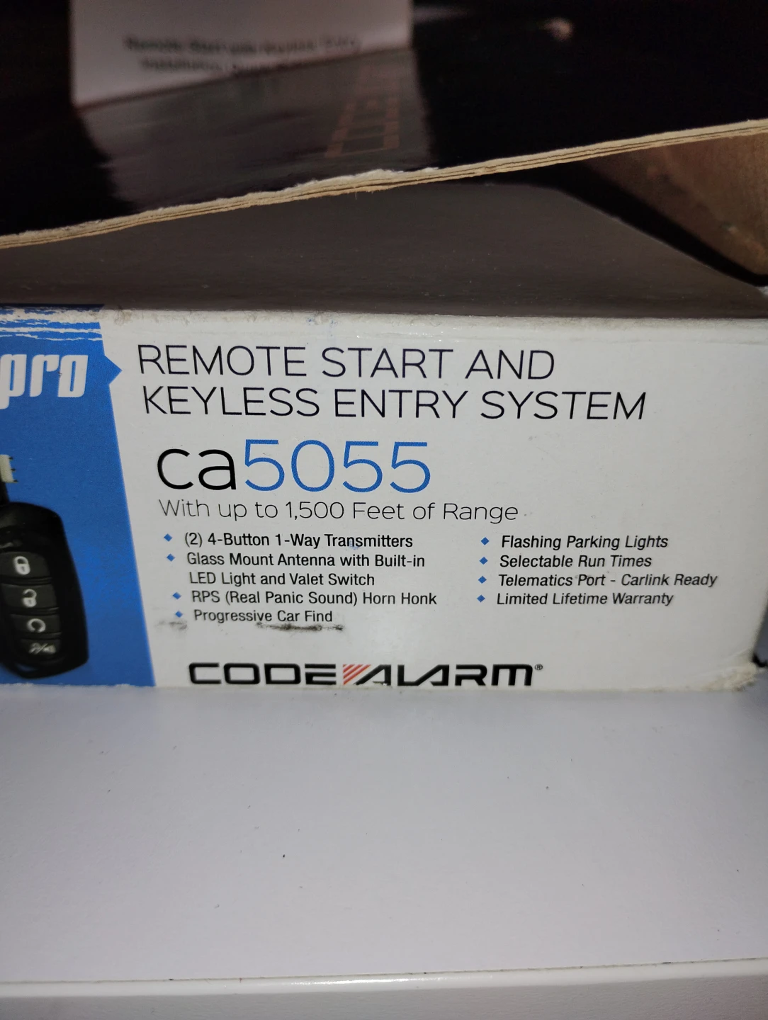 Code Alarm Remote Start and Keyless Entry System CA5055 - photo 3