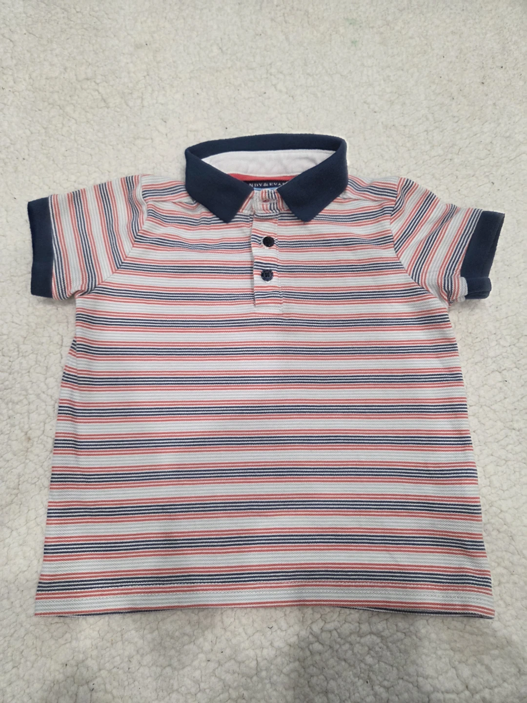 Boys Striped Polo Shirt