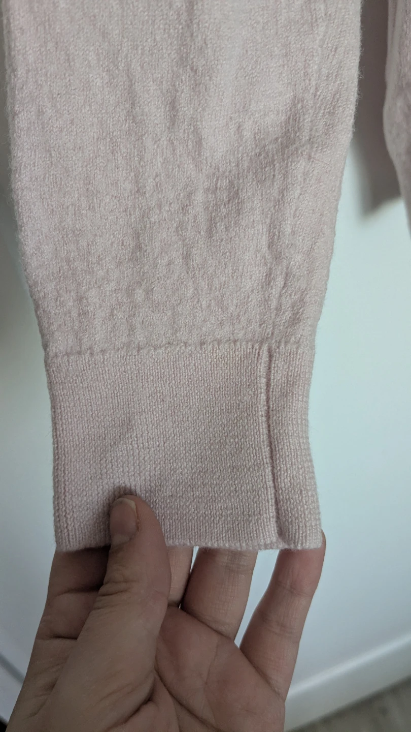 Lord & Taylor Pink Fine Merino Wool Sweater - photo 3