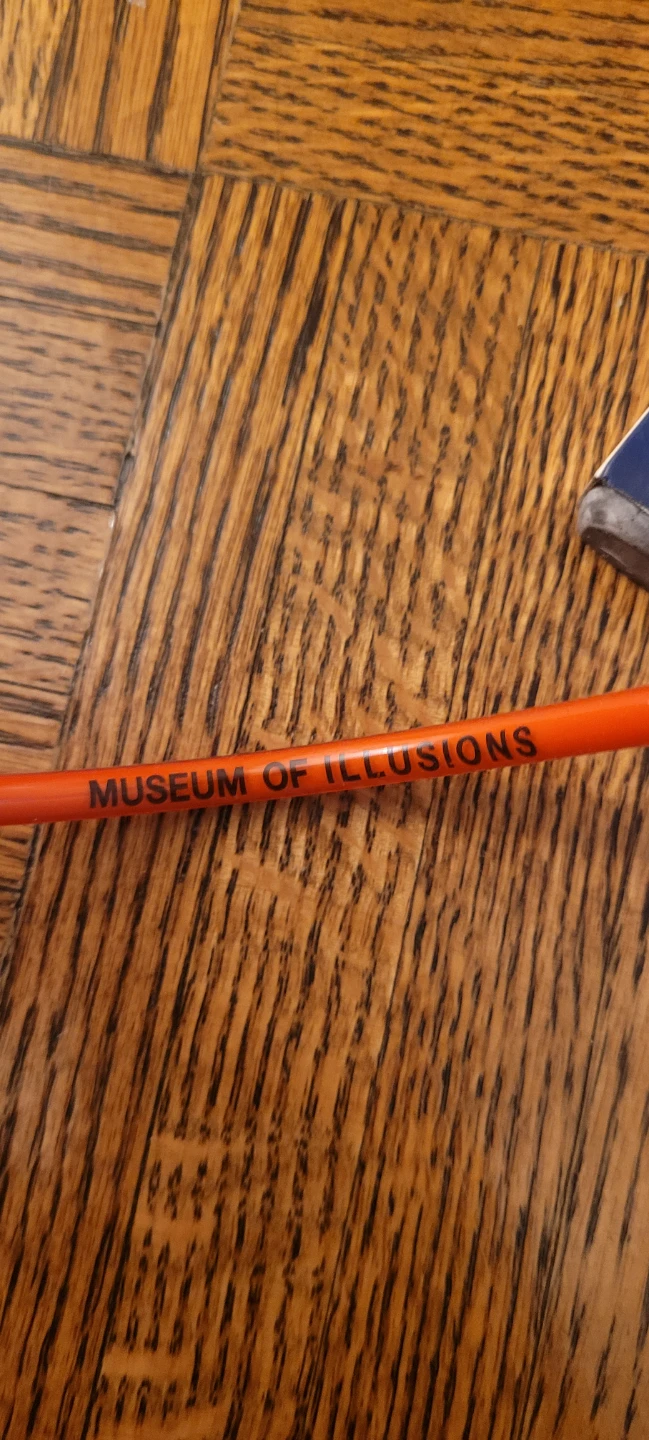 New Museum of Illusions Bendy Pencil and an Eraser - photo 2