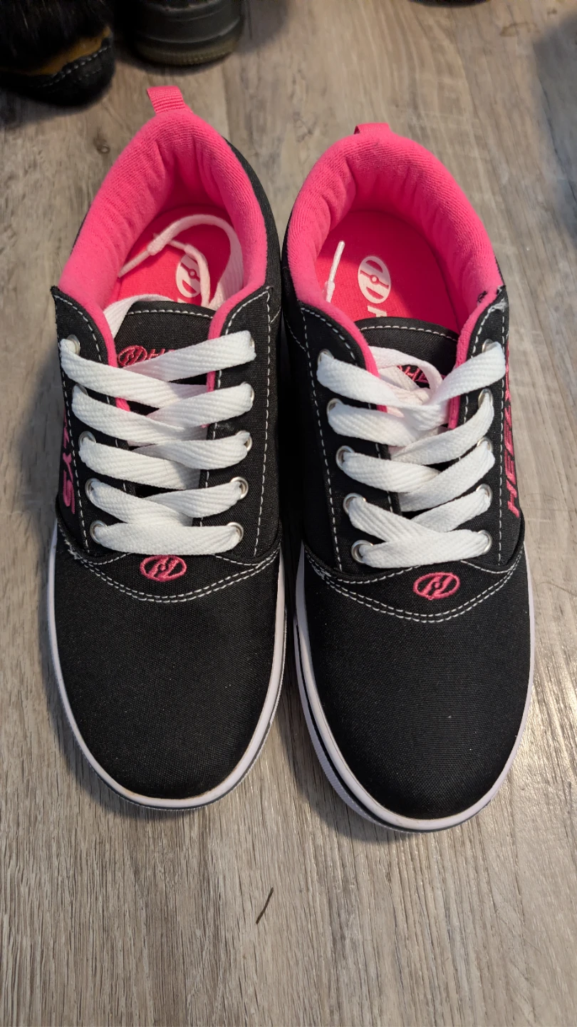 Heelys Black Pink Youth Roller Shoes Size 7