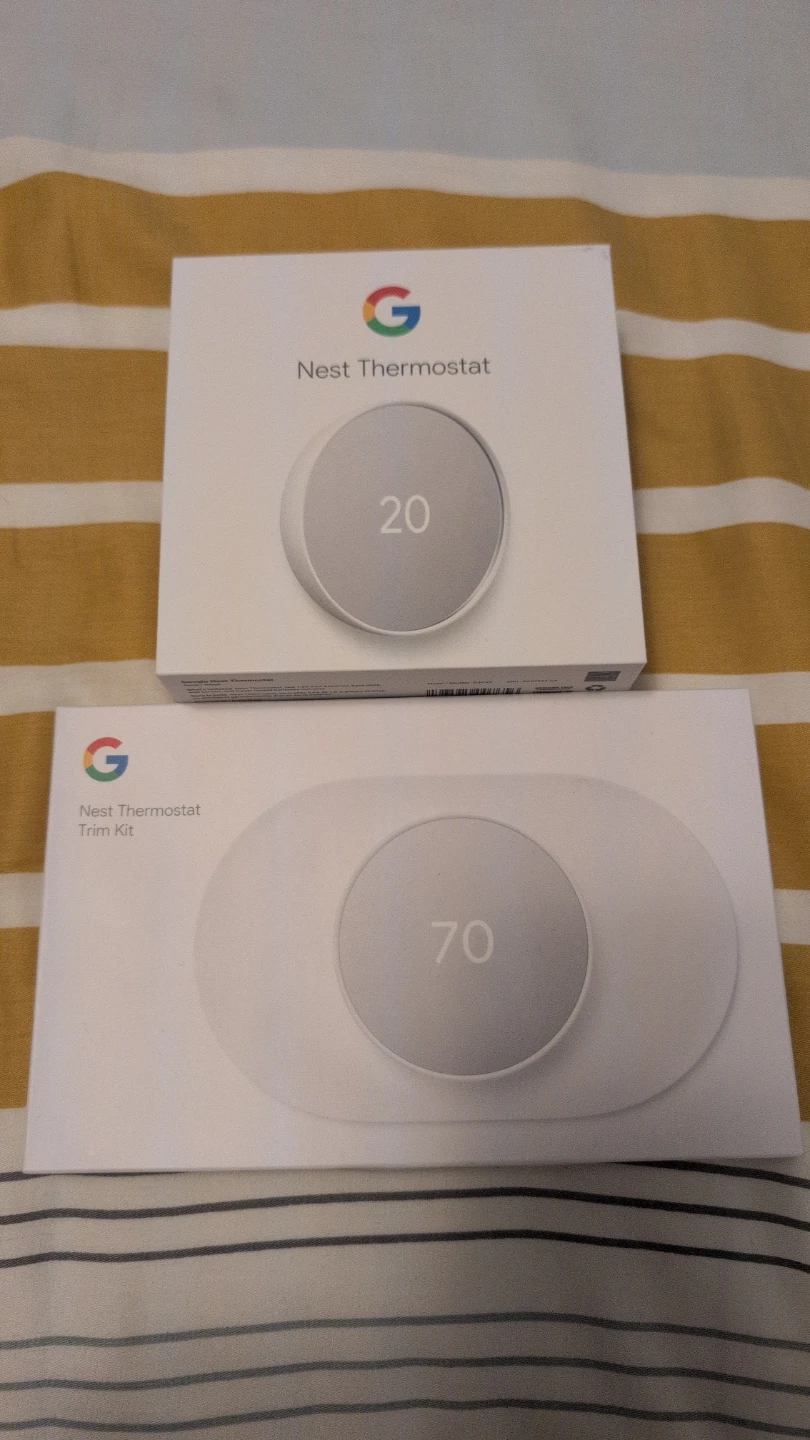 Google Nest Thermostat and Trim Kit