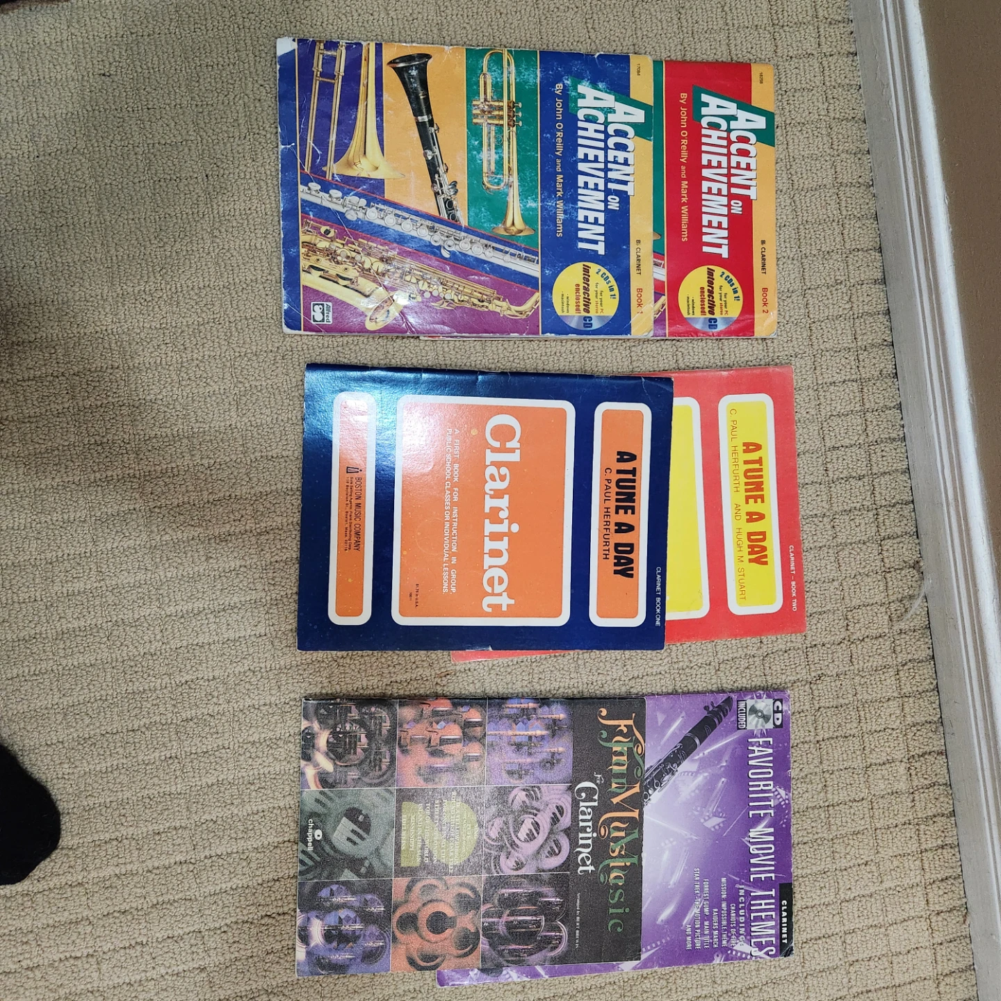 6 clarinet books music instruction etc
