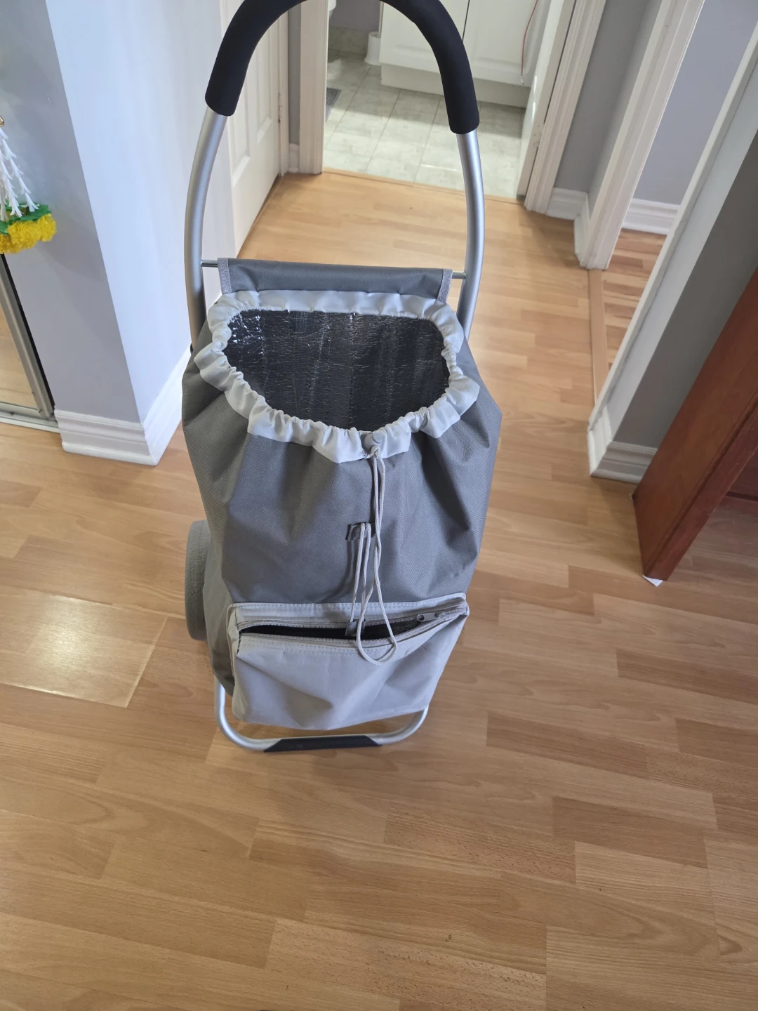 Grey Shopping Cart with Insulated Bag - photo 3