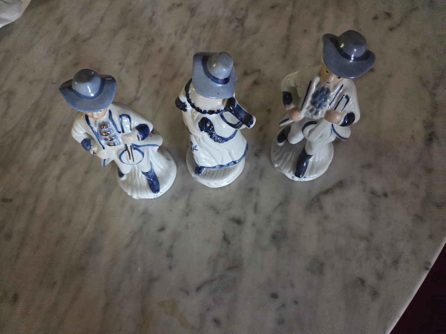 Set of 3 Porcelain Figurines