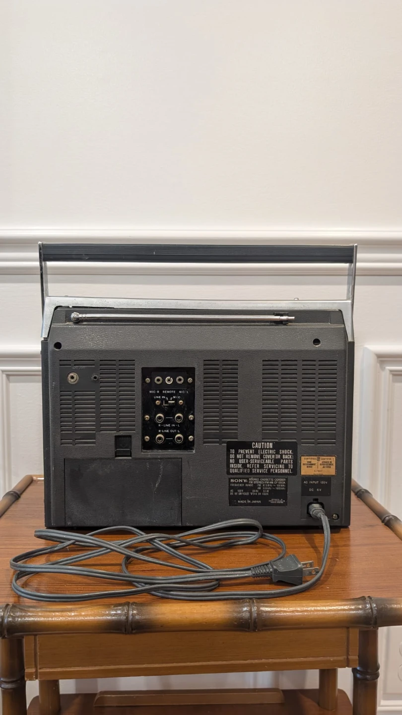Sony CF-550A Stereo Radio Cassette-Corder Boombox - photo 2