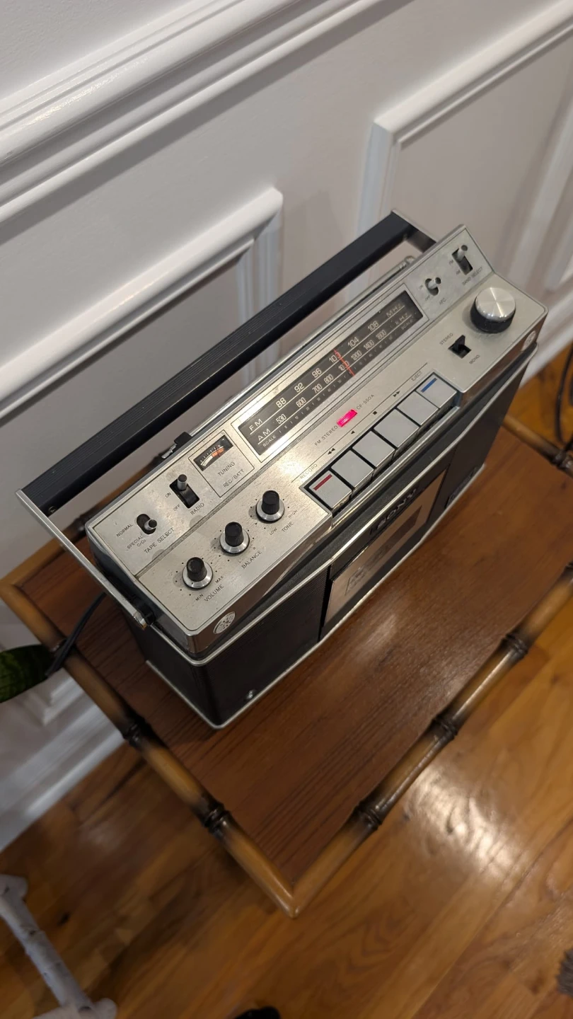 Sony CF-550A Stereo Radio Cassette-Corder Boombox - photo 5