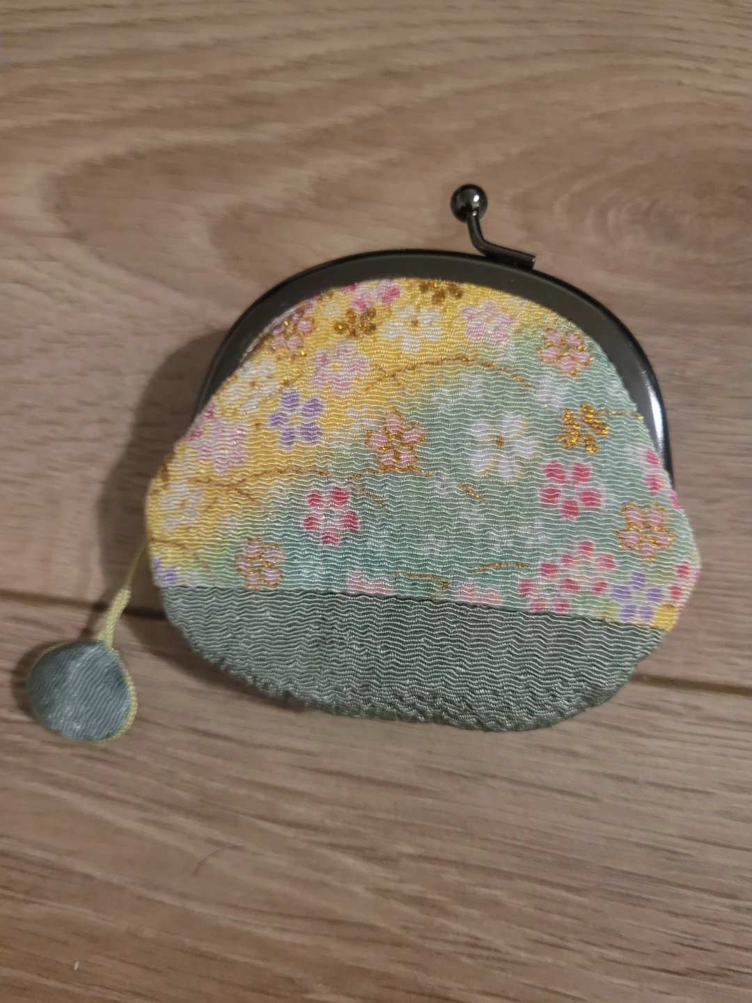 Japanese floral coin purse