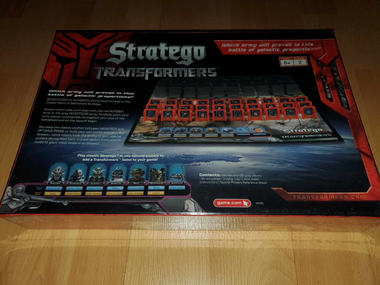 2007 Sealed Stratego Transformers Board Game - photo 3