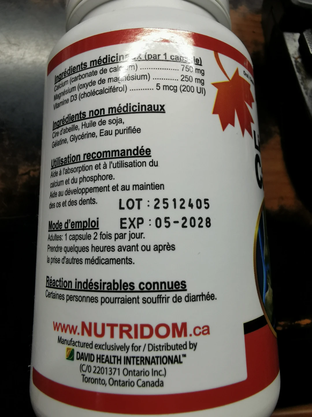 Nutridom Liquid Cal-Mag-Vit.D Supplement 120 Softgels - photo 2