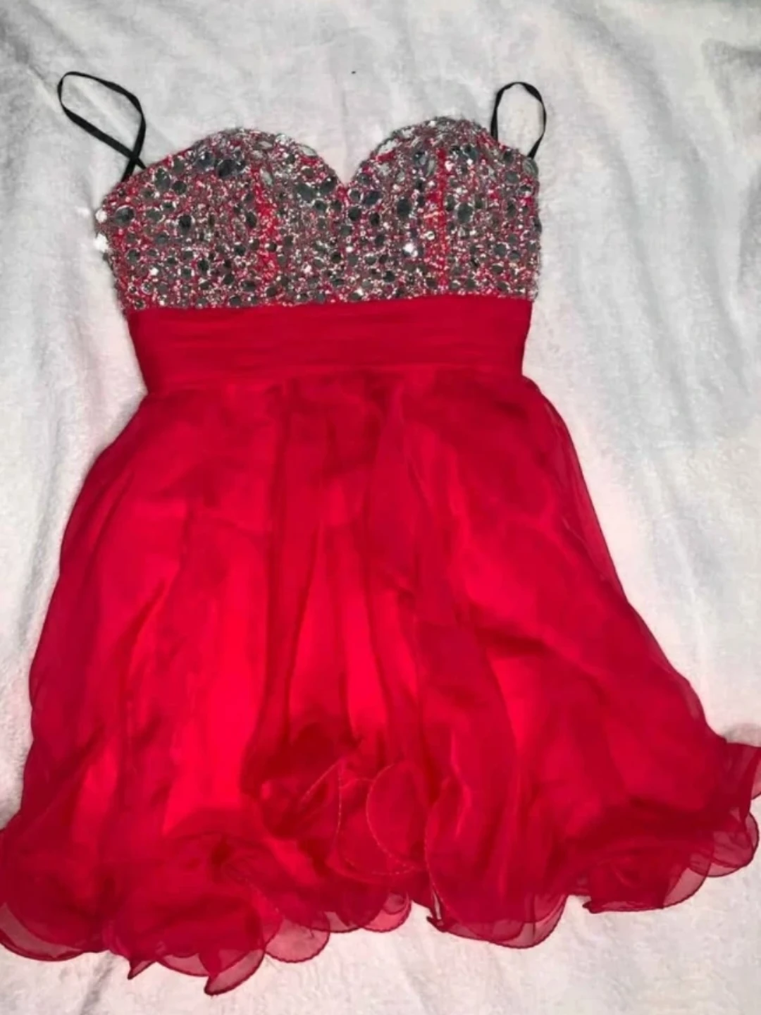 Pink Strapless Beaded Dress - photo 2