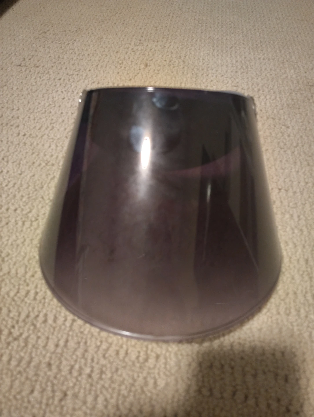 Smoked Plastic Visor Sun Hat - photo 2