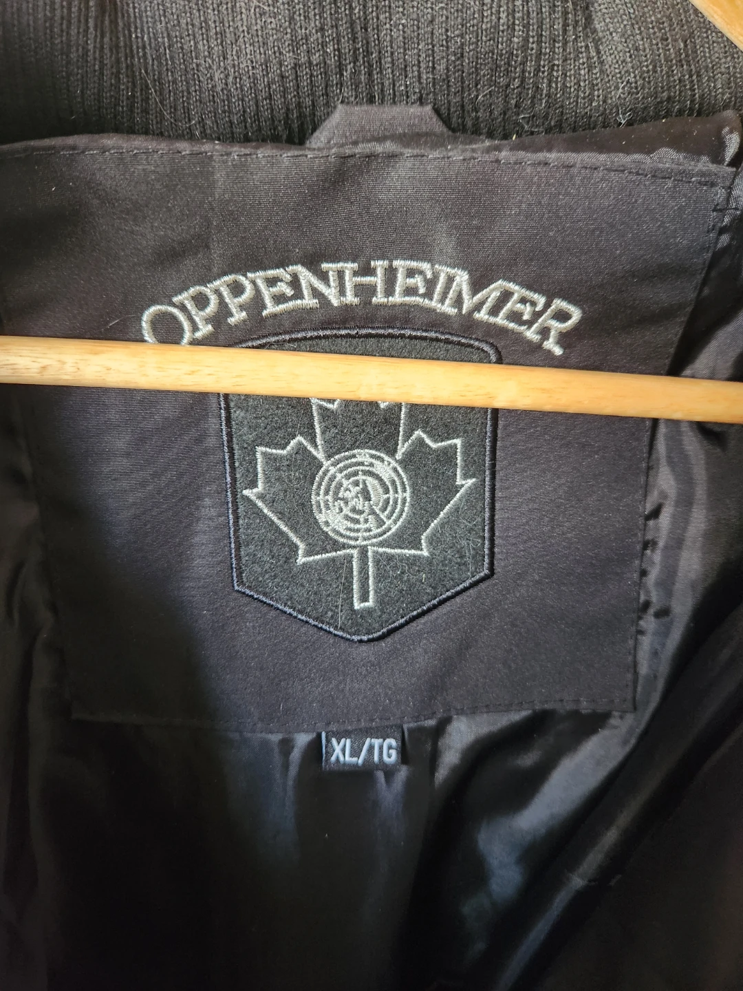 Oppenheimer Black Puffer Winter Coat XL/TG - photo 3