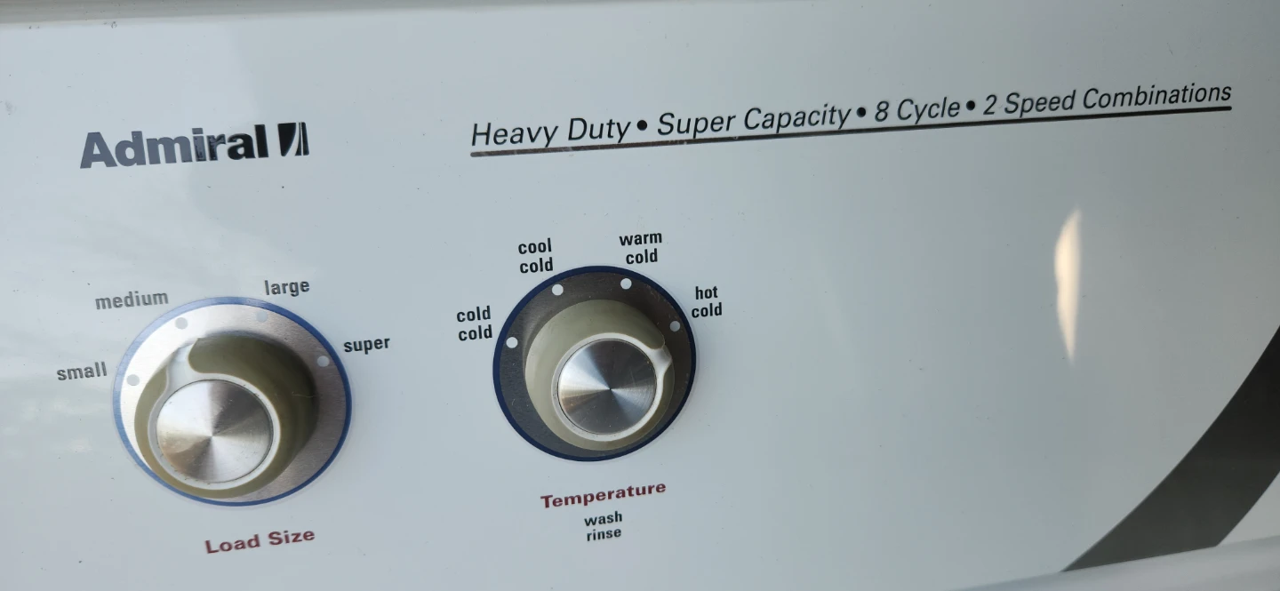 Admiral Heavy Duty Washer - photo 3