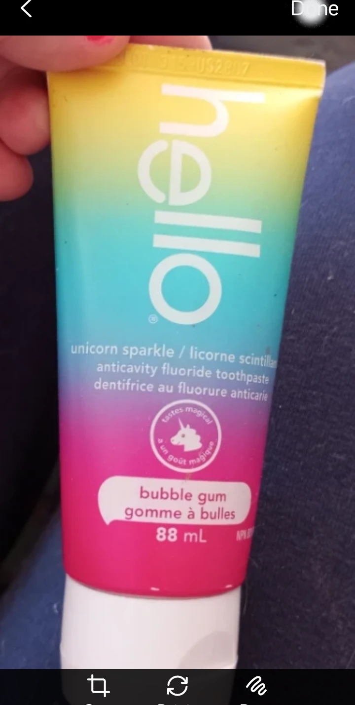 Hello Unicorn Sparkle Bubble Gum Toothpaste 88 mL🌱
