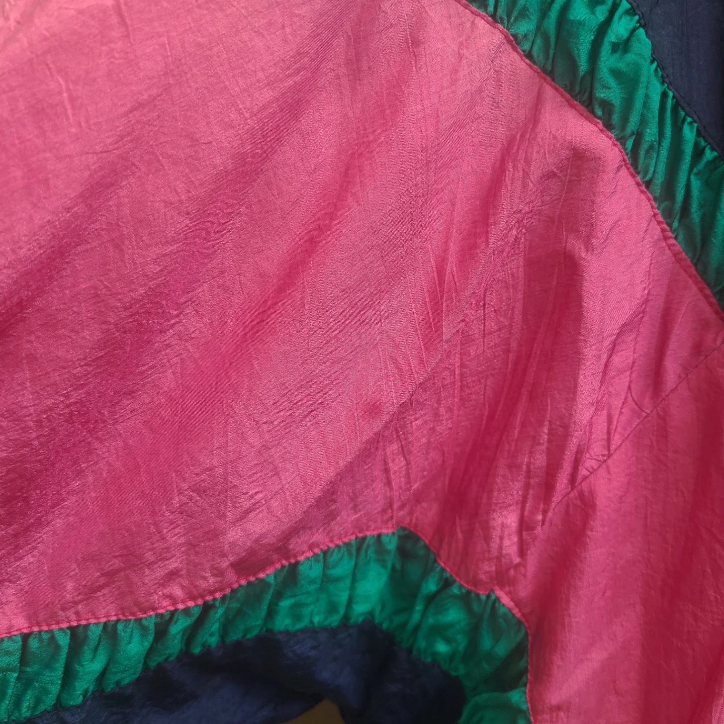 Vintage Colour Block Windbreaker Jacket - photo 2