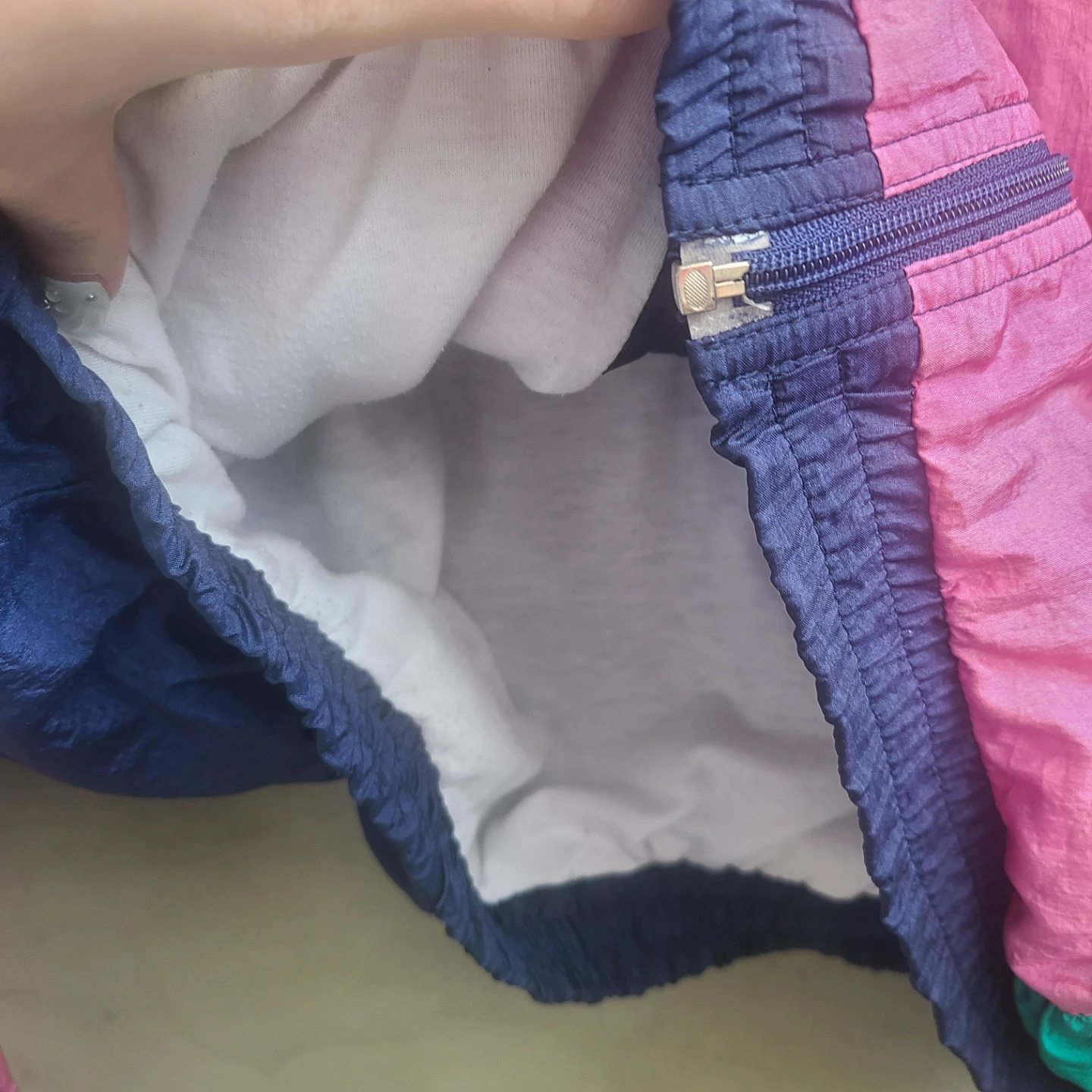 Vintage Colour Block Windbreaker Jacket - photo 3
