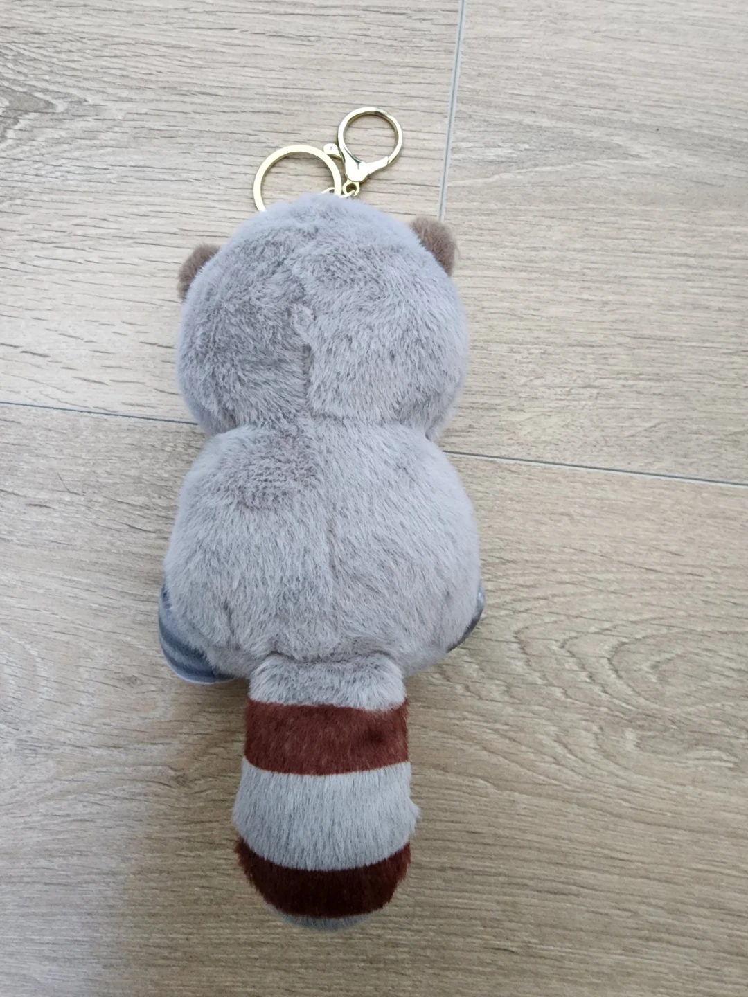 Mofusand Raccoon plush keychain - photo 3