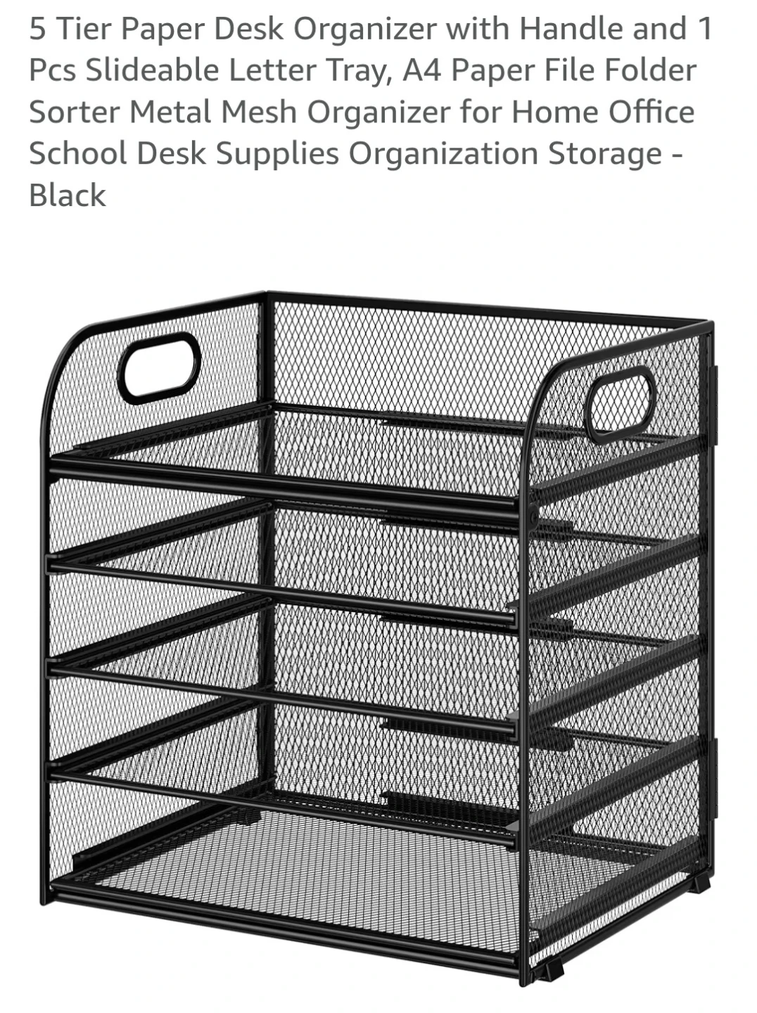 5 tier file/desk organizer*new* - photo 2
