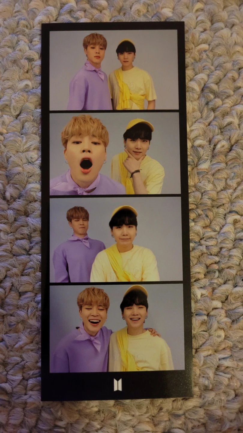 BTS Jimin and Suga Photo Strip