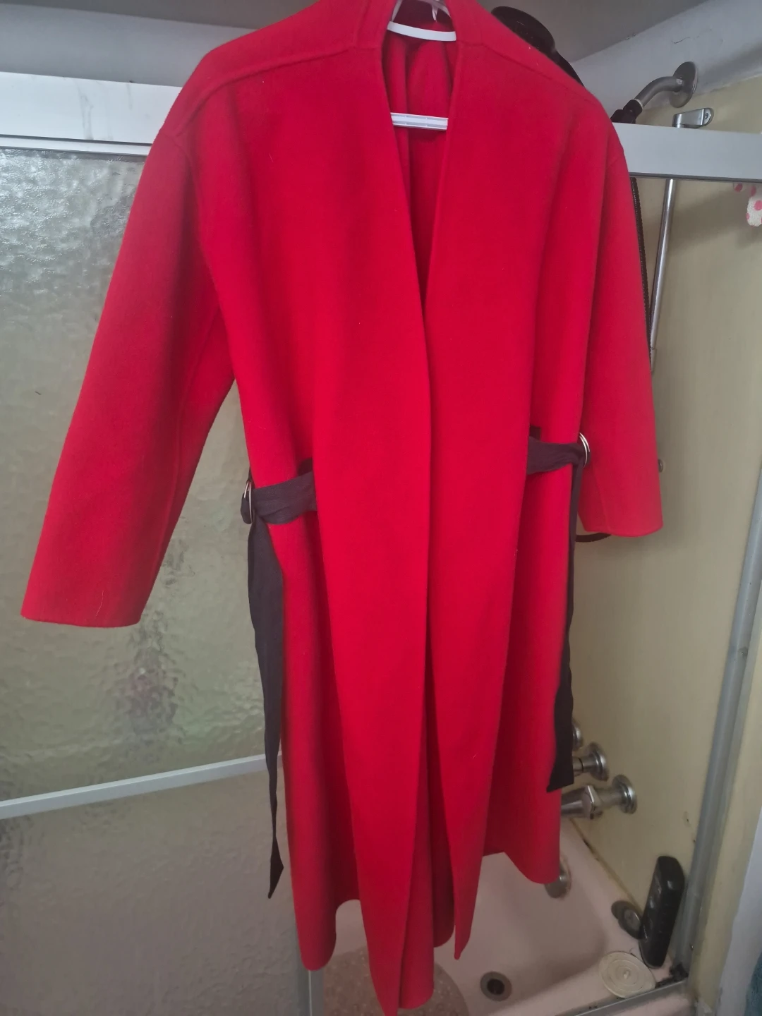"Beignorejo Red Wool Long Red  Niche Japanese Designer - photo 2