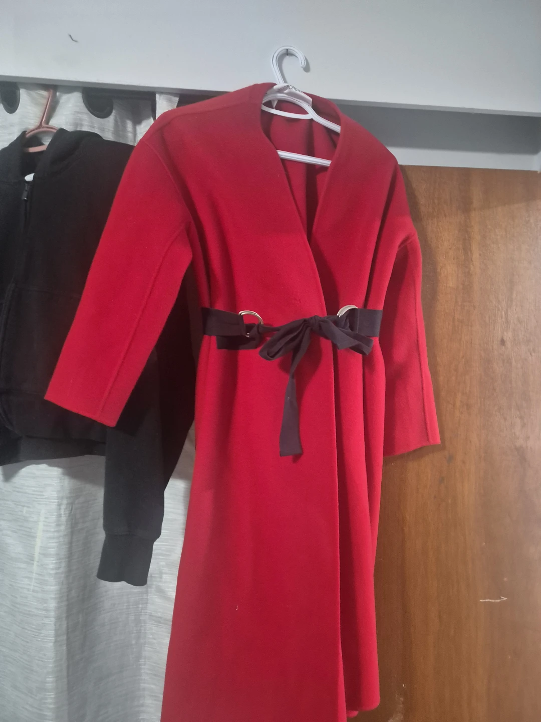 "Beignorejo Red Wool Long Red  Niche Japanese Designer - photo 3