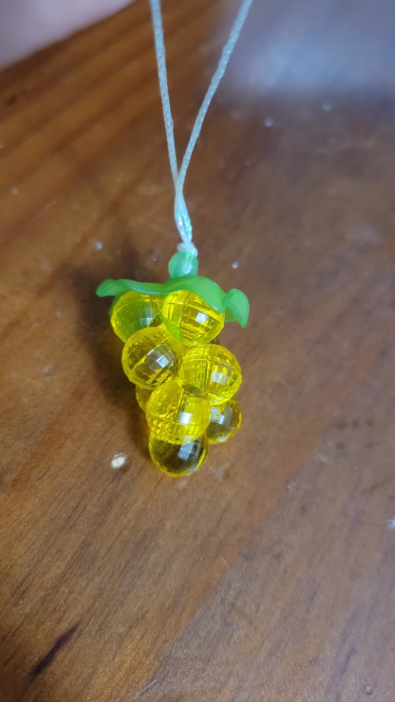 Yellow Grape Charm