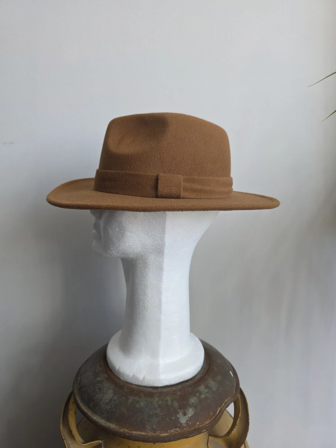 Unisex Brown Fedora Hat - photo 2