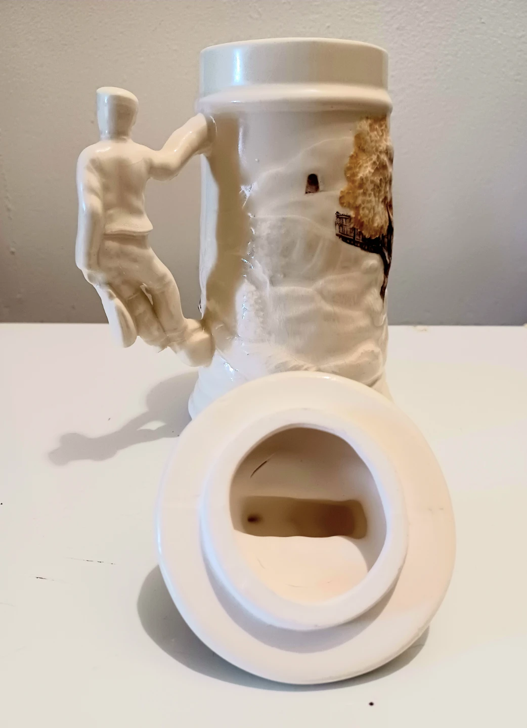 Vtg  3D Hershey R.R. Porcelain Beer Stein - photo 3
