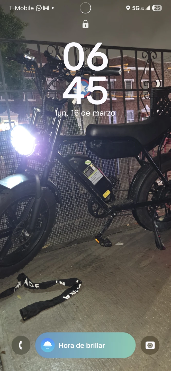 Black Electric Fat Tire Bike