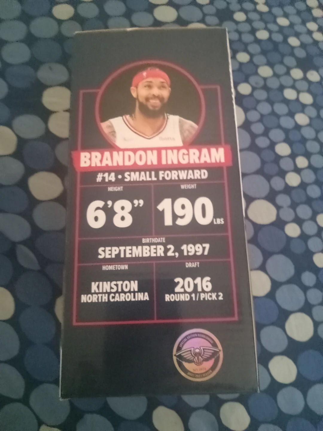 Brandon Ingram Bobblehead - New Orleans Pelicans #14 - photo 2