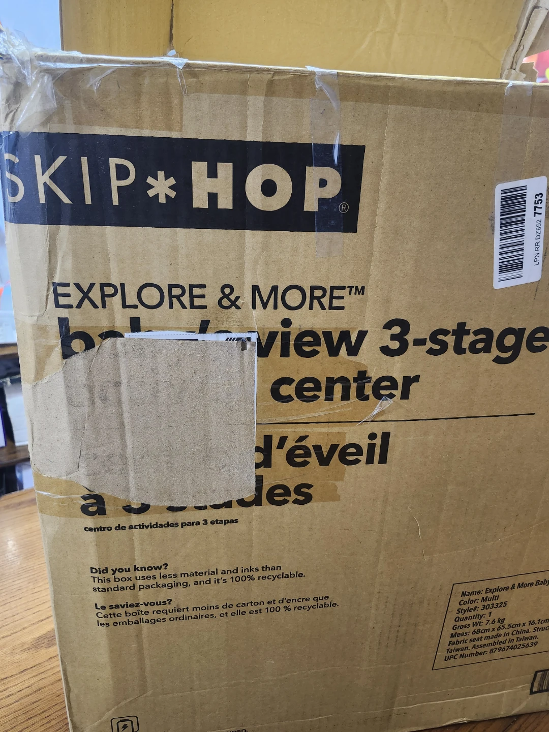 Skip Hop Explore & More Baby's View 3-Stage Activity Center