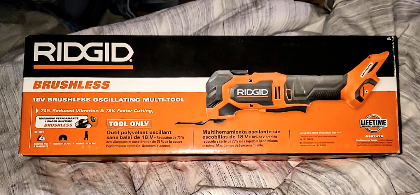 RIDGID 18V Brushless Oscillating Multi-Tool (Tool Only)