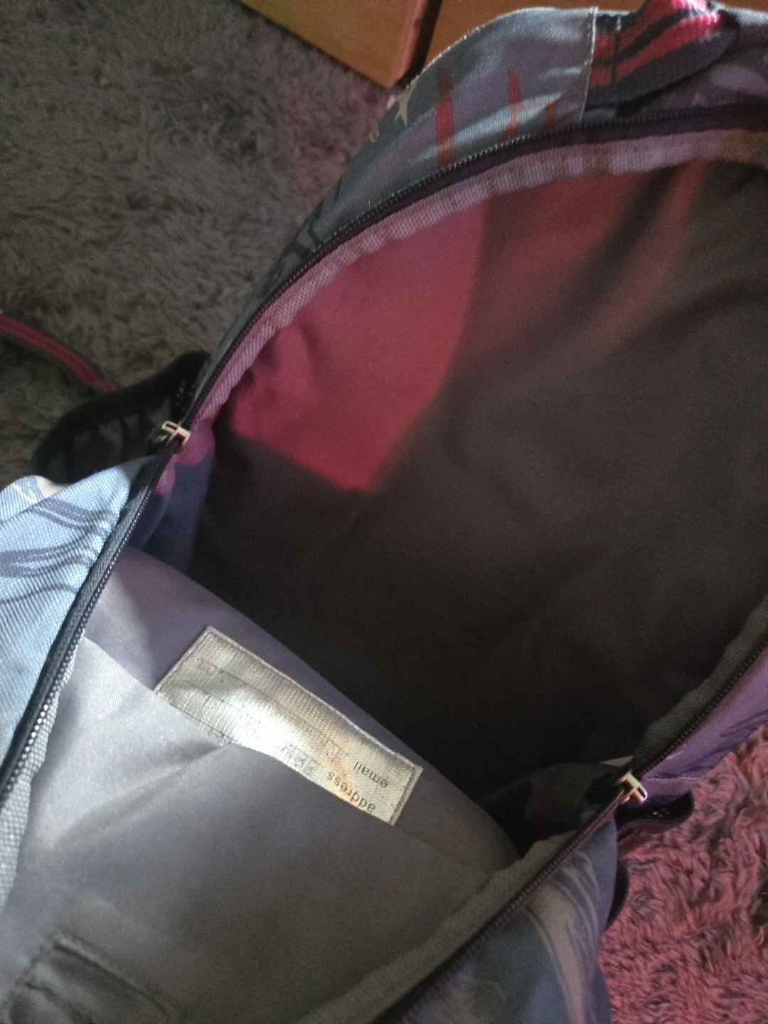 Kids Airplane and Compass Print Backpack - photo 3