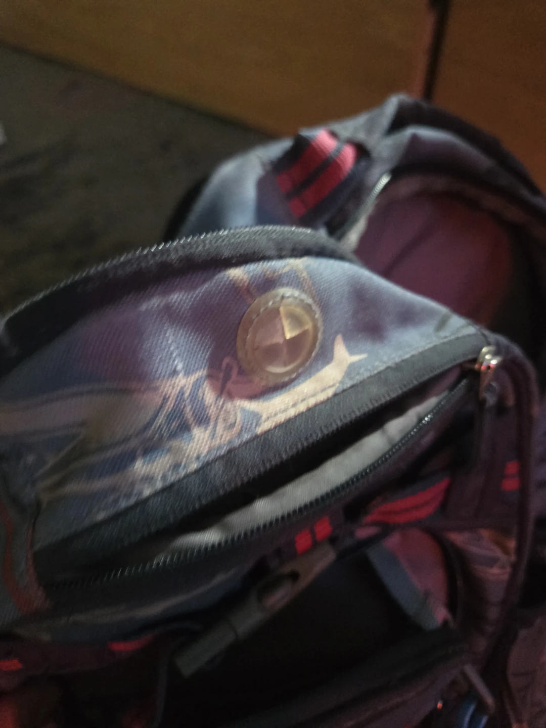 Kids Airplane and Compass Print Backpack - photo 4