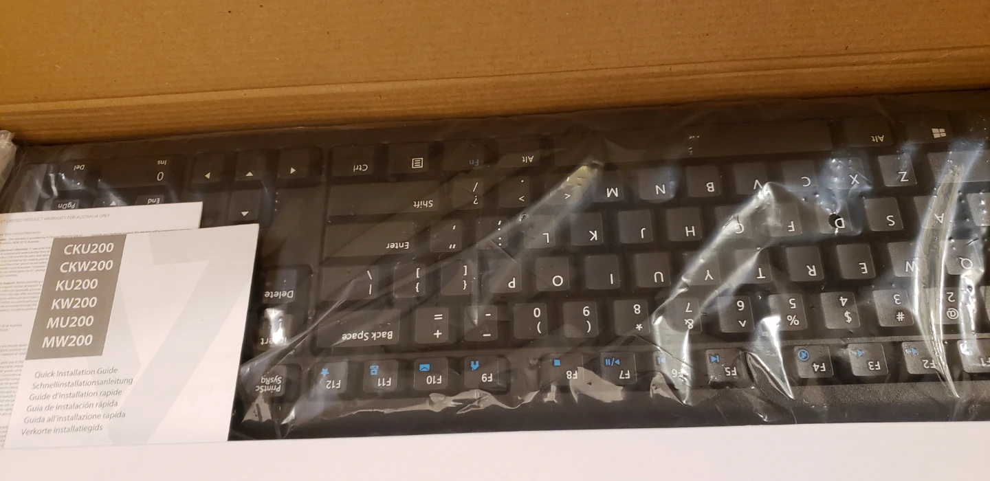 V7 CKU200 USB Wired Keyboard & Mouse Combo - photo 3
