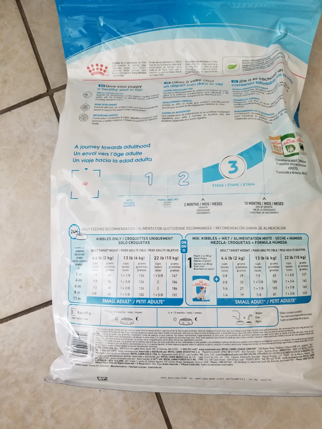 Royal Canin Puppy Small Breed Dry Dog Food 1.4 lb - photo 2