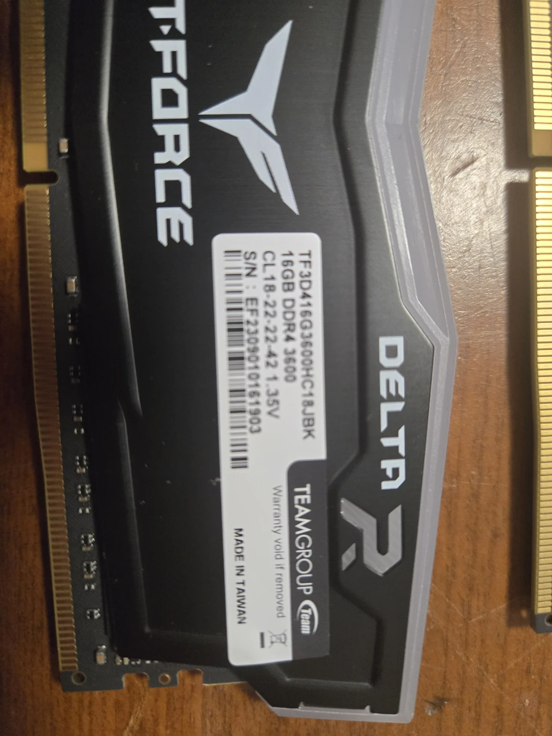 TEAMGROUP RGB 32GB (2x16GB) DDR4 3600MHz Desktop RAM - photo 2