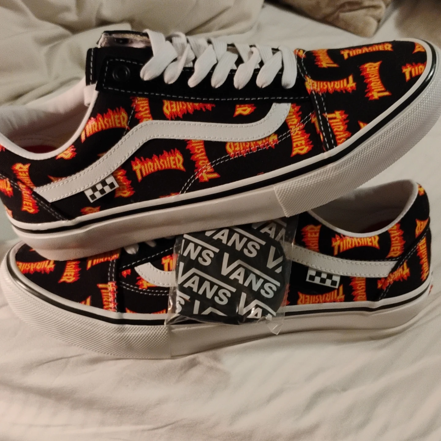 Vans Old Skool x Thrasher Skateboarding Shoes - photo 3