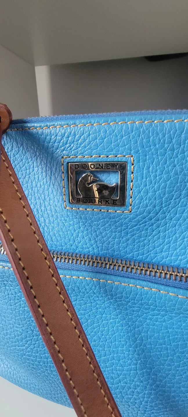 Dooney & Bourke Blue Leather Shoulder Bag - photo 2