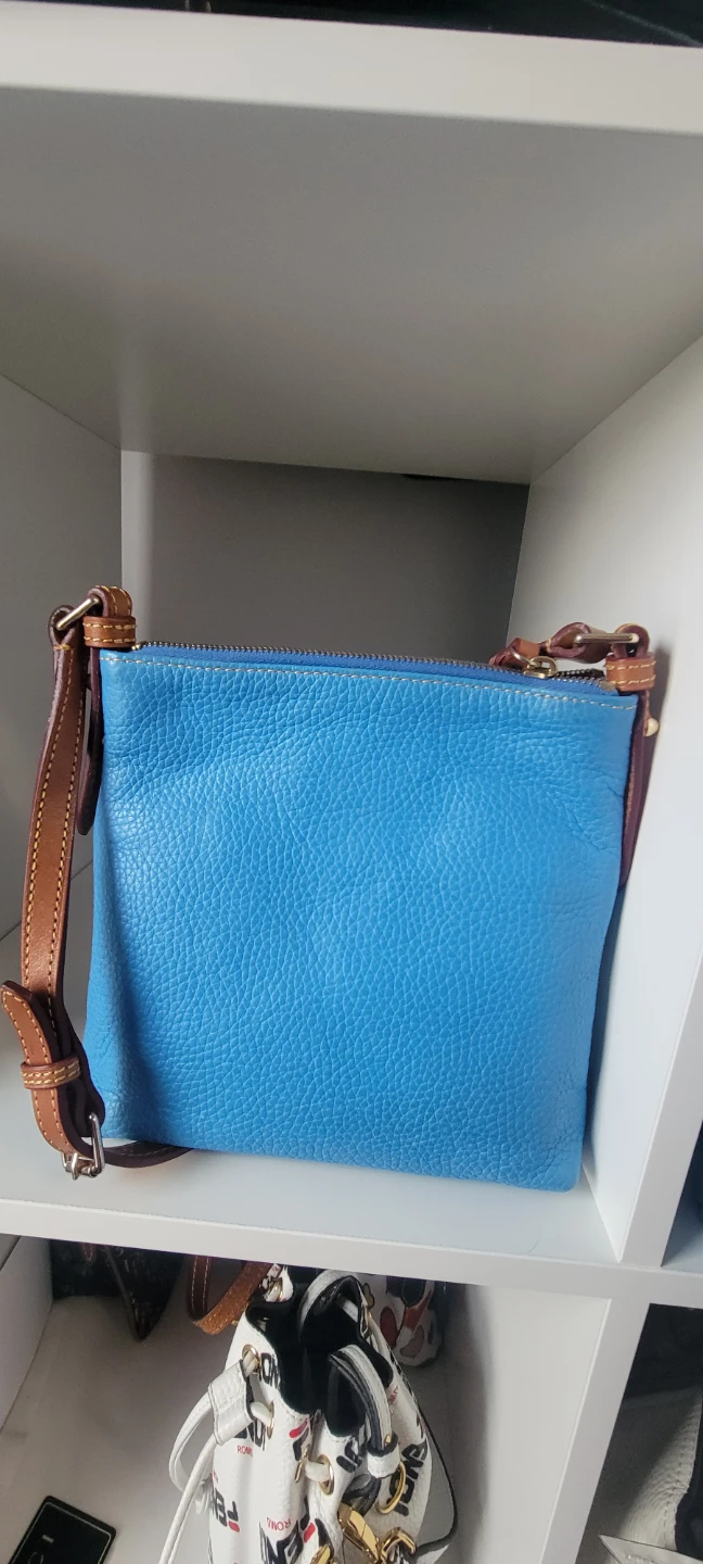 Dooney & Bourke Blue Leather Shoulder Bag - photo 5