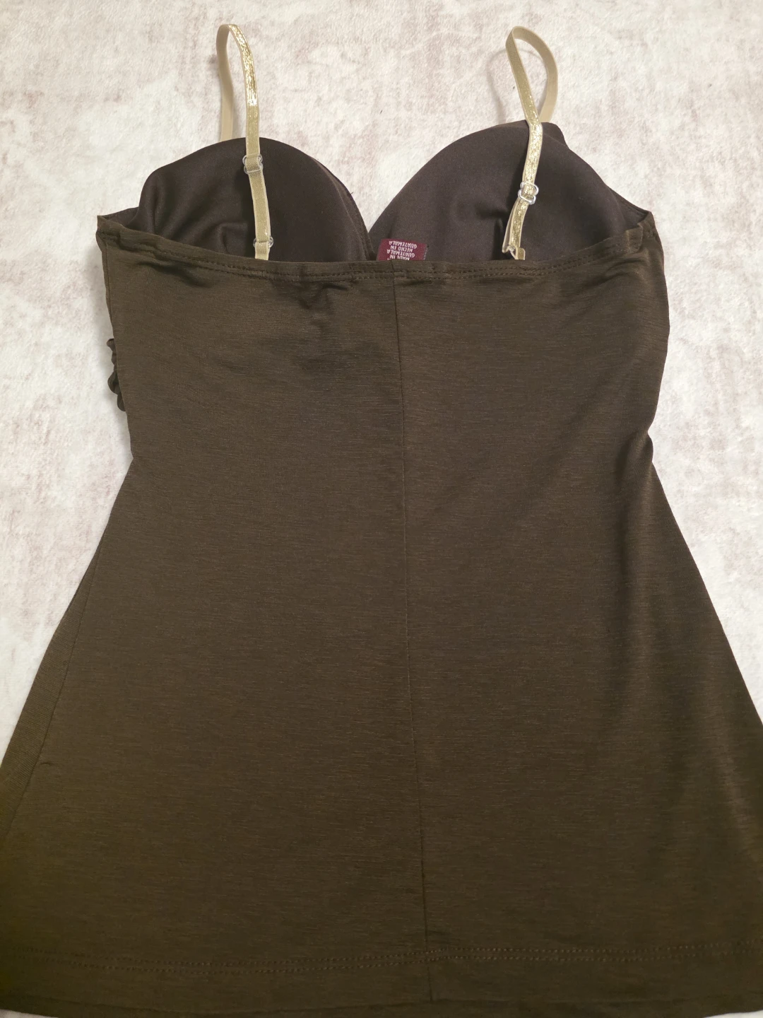 Brown Camisole Top with Gold Accent - photo 2