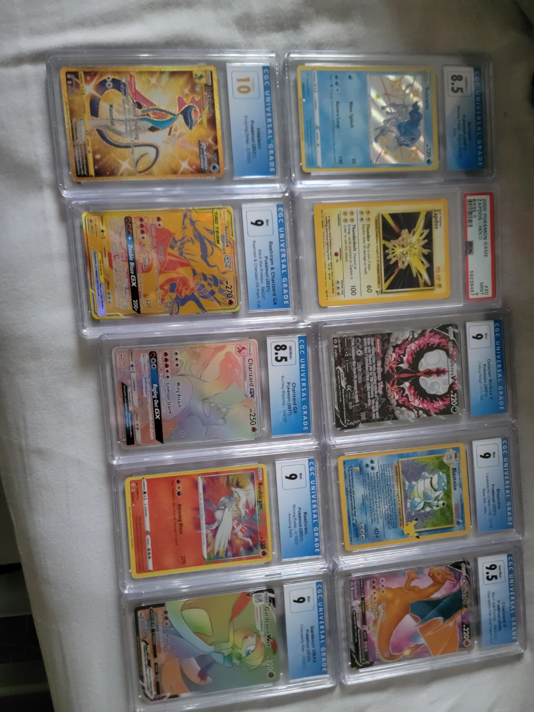 Graded Pokémon Cards Lot - CGC and psa Graded