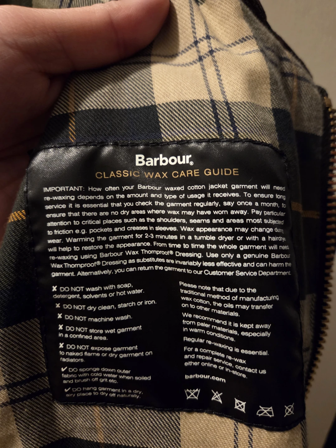 Barbour Slim Spey Waxed Jacket XL - photo 4