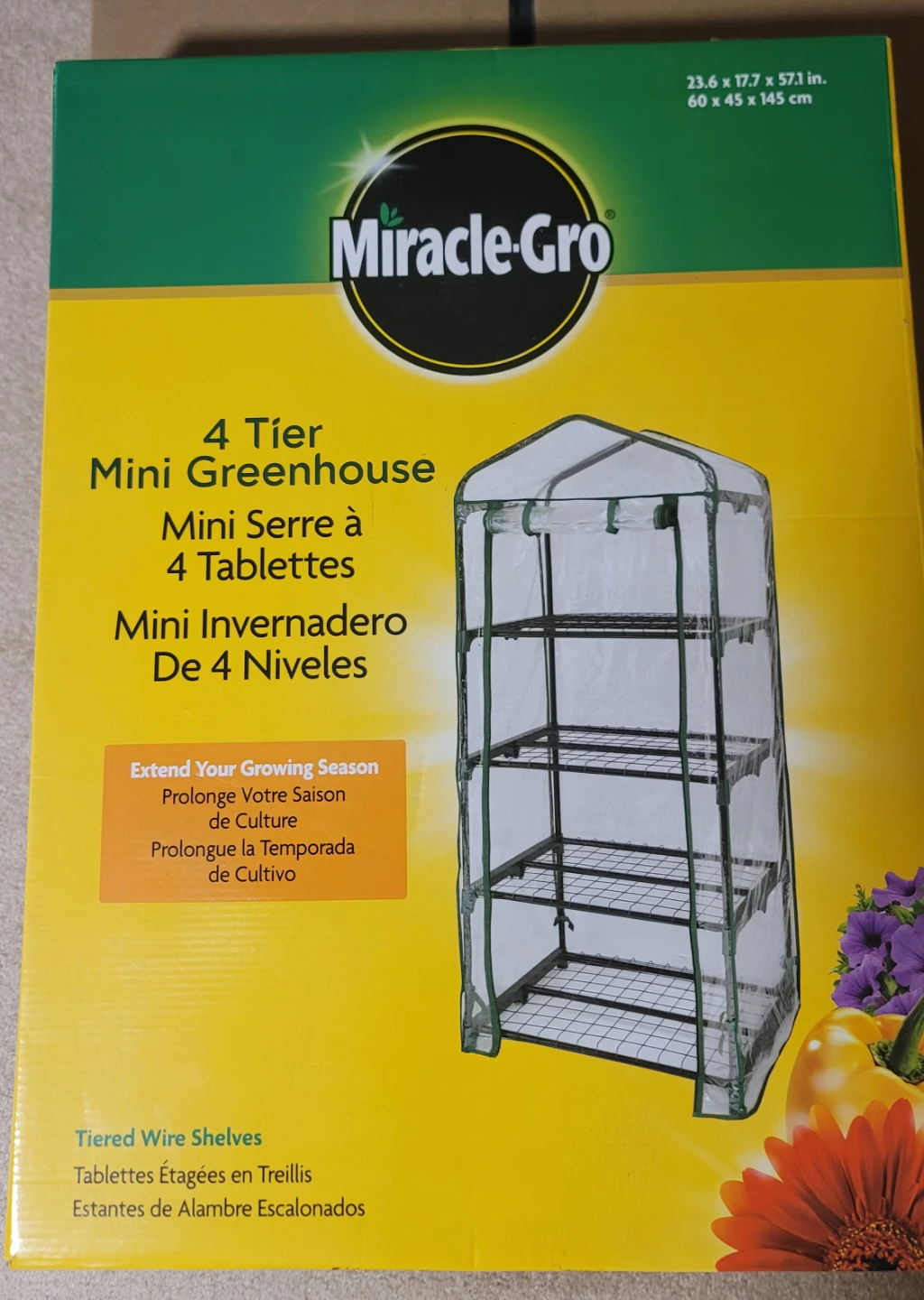 Miracle-Gro 4 Tier Mini Greenhouse