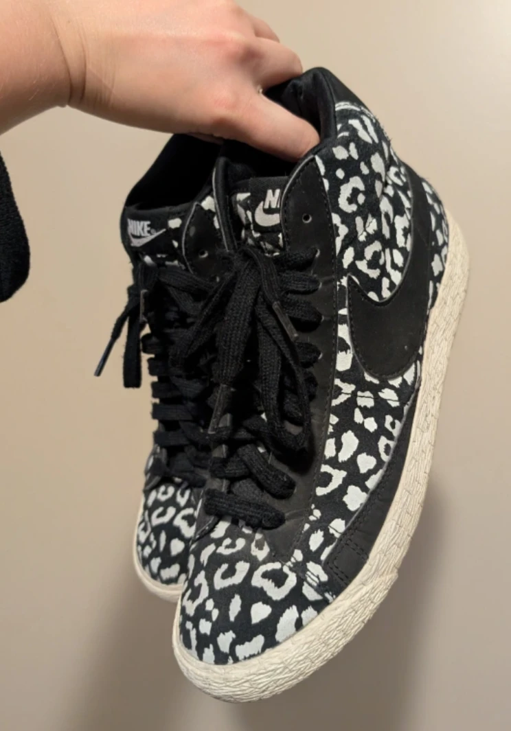 Nike Blazer Mid Leopard Print Sneakers US 7.5