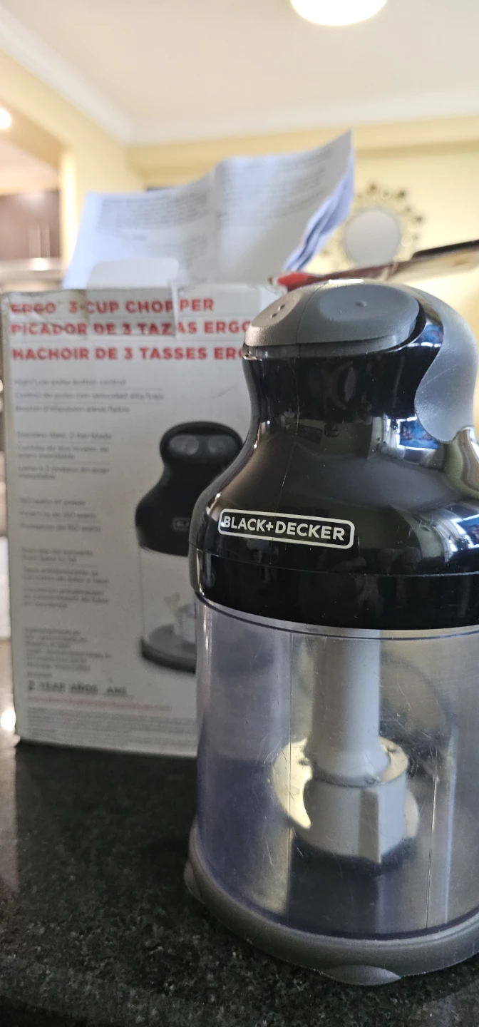 Black+Decker Ergo 3-Cup Chopper