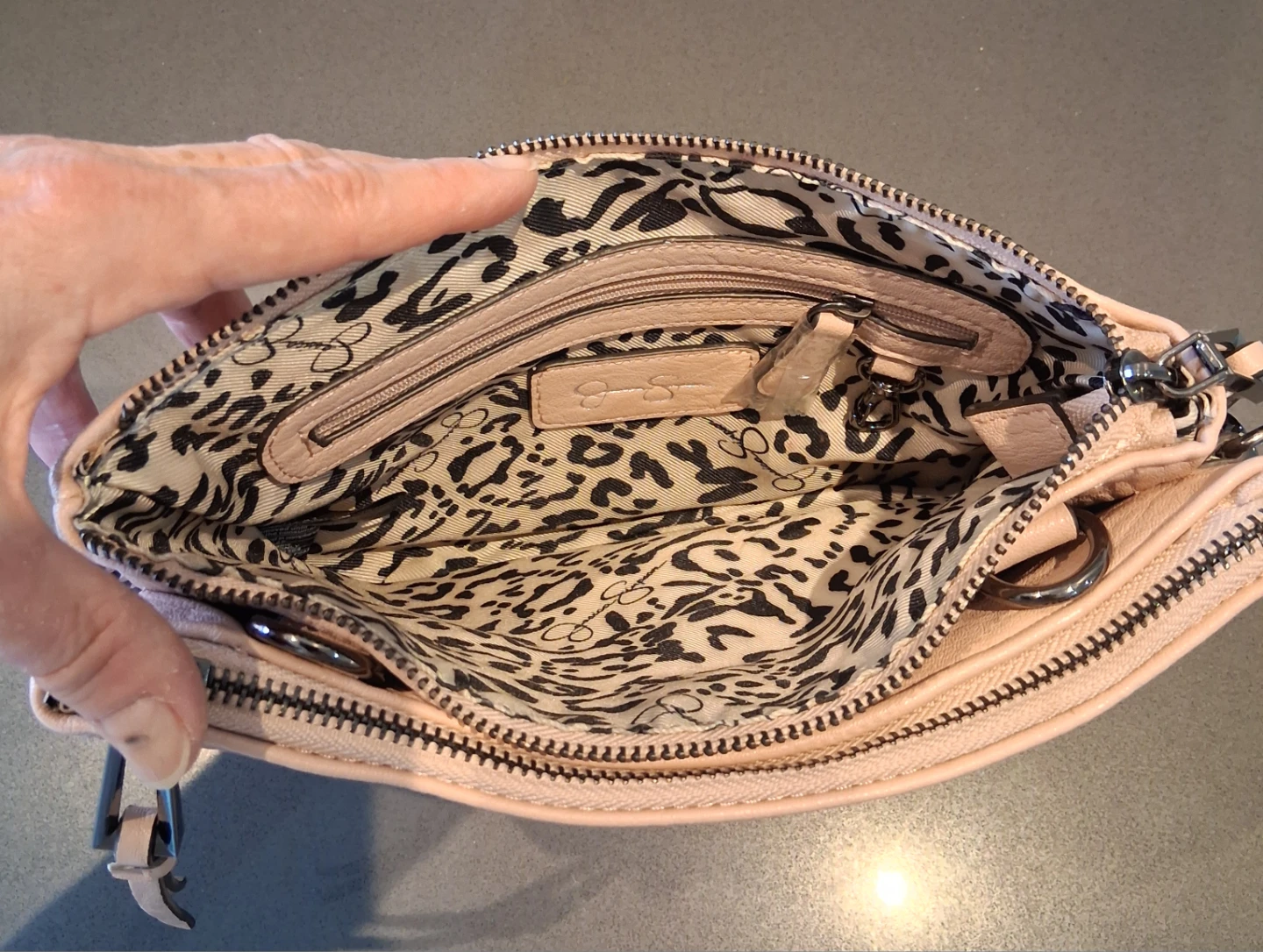 Jessica Simpson Pink Clutch/Crossbody Bag with Studs - photo 5